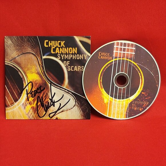 Chuck Cannon Symphony of Scars CD 2012 Signed - Picture 7 of 8
